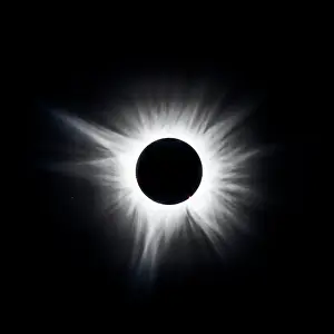 Moon: USA, Arkansas. The Total Solar Eclipse of April 8, 2024