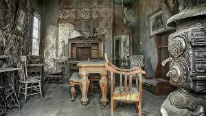 Mining: USA, California, Bodie, former gold mining town, o