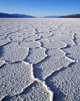 Badwater: USA, CALIFORNIA - Death Valley, Badwater Salt Flats