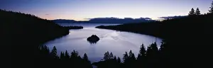 Tahoe: USA, California, Lake Tahoe, View of Lake