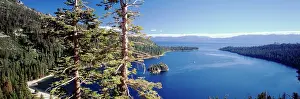 Walter: USA, California, View of Lake Tahoe and