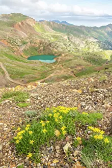 Como: USA, Colorado, San Juan Mountains. Mountain landscape