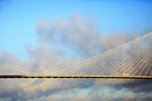 Cable: USA, Georgia, Savannah. Talmadge Memorial Bridge