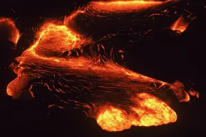 Volcanos: USA - Hawaii - Big Island - Eruption of the Pu'u