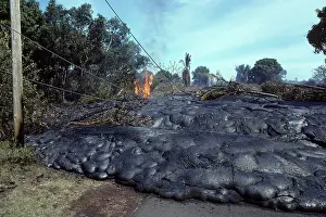 Fires: USA - Hawaii - Big Island - Eruption of the Pu'u