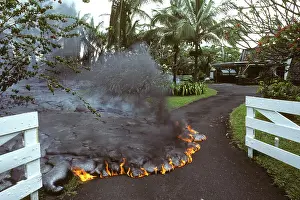 Fires: USA - Hawaii - Big Island - Eruption of the Pu'u