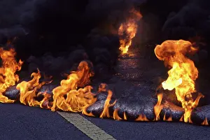 Fires: USA - Hawaii - Big Island - Eruption of the Pu'u