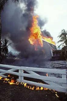 Fires: USA - Hawaii - Big Island - Eruption of the Pu'u