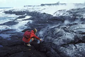 Volcanos: USA - Hawaii - Big Island - Eruption of the Pu'u