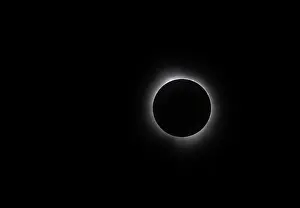 Moon: USA, Indiana, Carmel. Total solar eclipse with corona