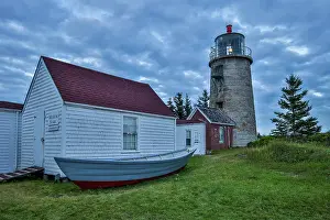 Hollice: USA, Maine. Monhegan Island, Monhegan Lighthouse