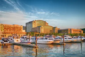 Prince: USA, Maryland, Prince Georges County. Sunset