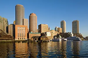 Yacht: USA, Massachusetts, Boston. Rowe's Wharf