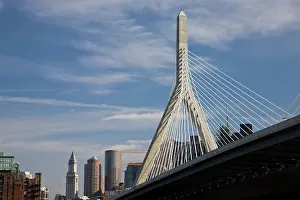 Cable: USA, Massachusetts, Boston. The Zakim Bridge
