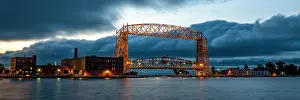 Bridge: USA, Minnesota, Duluth, Park Point, Boardwalk over Dunes