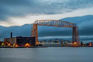 Bridge: USA, Minnesota, Duluth, Park Point, Boardwalk over Dunes