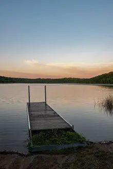 Dock: USA, Minnesota, La Salle Lake State Recreation Area