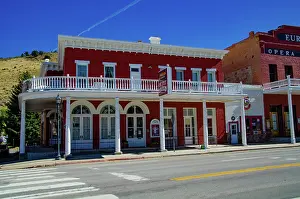 Nevada: USA, Nevada, Eureka. Jackson House Hotel (1877) and Sacha's