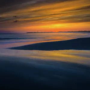 New Jersey: USA, New Jersey, Cape May National Seashore. Landscape with