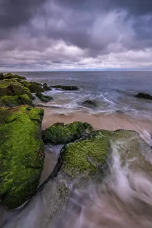 Seashore: USA, New Jersey, Cape May National Seashore. Storm