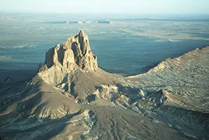 Neck: USA, NEW MEXICO - Shiprock, volcanic neck & dykes