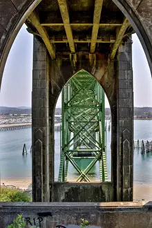Bridge: Usa, Oregon, Newport. Yaquina Bay Bridge