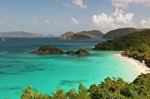 Board: USA, USVI, St John. Tropical winter getaway