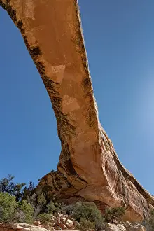 Bridge: USA, Utah. Owachomo Bridge, Natural Bridges National