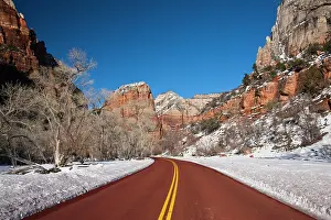 Walter: USA, Utah, Zion National Park. Zion Canyon