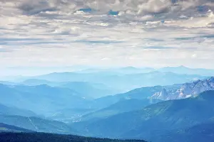 2008: USA - View westwards from Mount Shasta looking