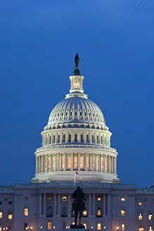 Government: USA, Washington, D.C. View of the Capitol