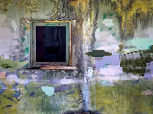 Window: USA, Washington State, Port Townsend, Fort Worden State