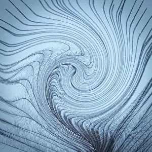 Washington: USA, Washington State, Seabeck. Downy feather with a twist