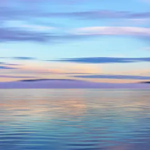 Composite: USA, Washington State, Seabeck. Hood Canal sunrise