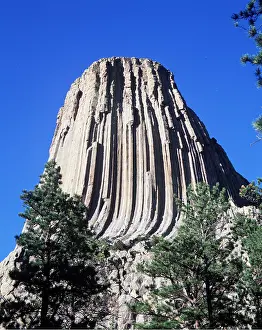 Volcanoes: USA -WYOMING, Devil's Tower National Monument -