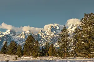 Grand: USA, Wyoming, Grand Teton National Park. Grand Tetons