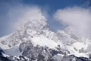Teton: USA, Wyoming, Grand Teton National Park. Clouds