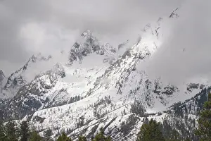 Teton: USA, Wyoming, Grand Teton National Park. Clouds