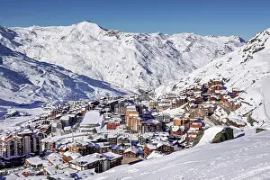 Rhone: Val Thorens mountain resort, Vallee des Belleville