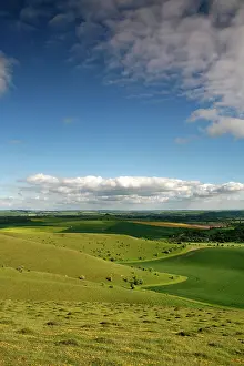 Vale: The Vale of Pewsey seen from Walkers Hill, which