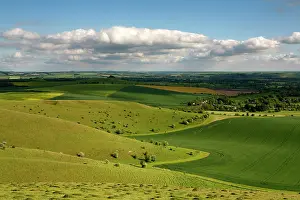 Vale: The Vale of Pewsey seen from Walkers Hill, which