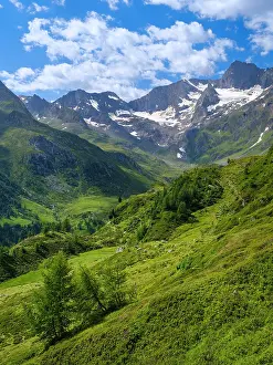 Tyrol: Valley Seeber Tal and Mt. Hochfirst in the Nature