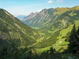 Allgau: Valley Stillachtal near Oberstdorf in the Allgau