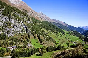 Venedigerguppe: The valley Virgental, Tyrol, seen from village