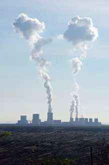 Smoking: Vattenfall Europe Opencast brown coal (lignite)