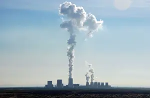 Smoking: Vattenfall Europe Opencast brown coal (lignite)