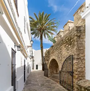 Whitewashed: Vejer de la Frontera, Spain - 17 January, 2021: