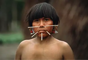 Peoples: Venezuela - Yanomamo Indian Girl
