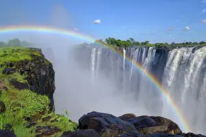 Zimbabwe: Victoria falls the second Gorge on the river falls