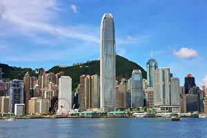 Victoria: Victoria Harbour and Skyline, Hong Kong, China